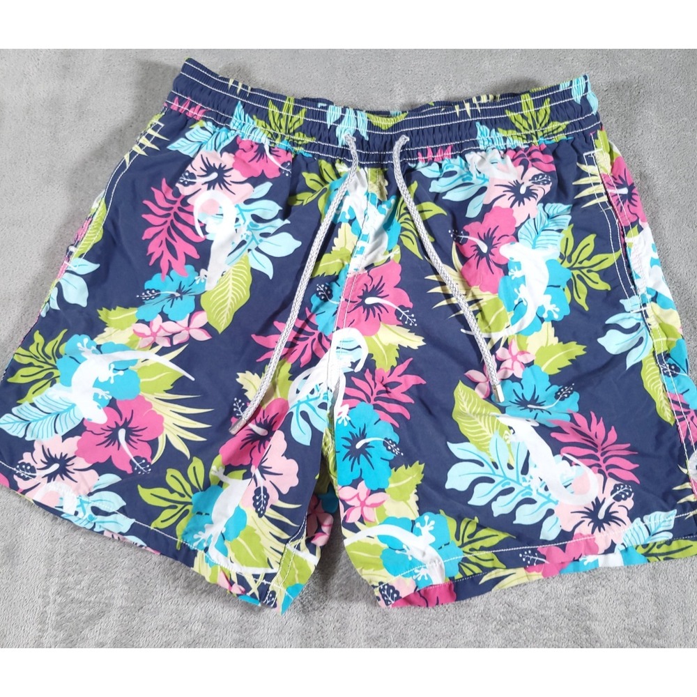 Vilebrequin Swim Shorts Mens XL Colorful Lightweight Performance No Liner
